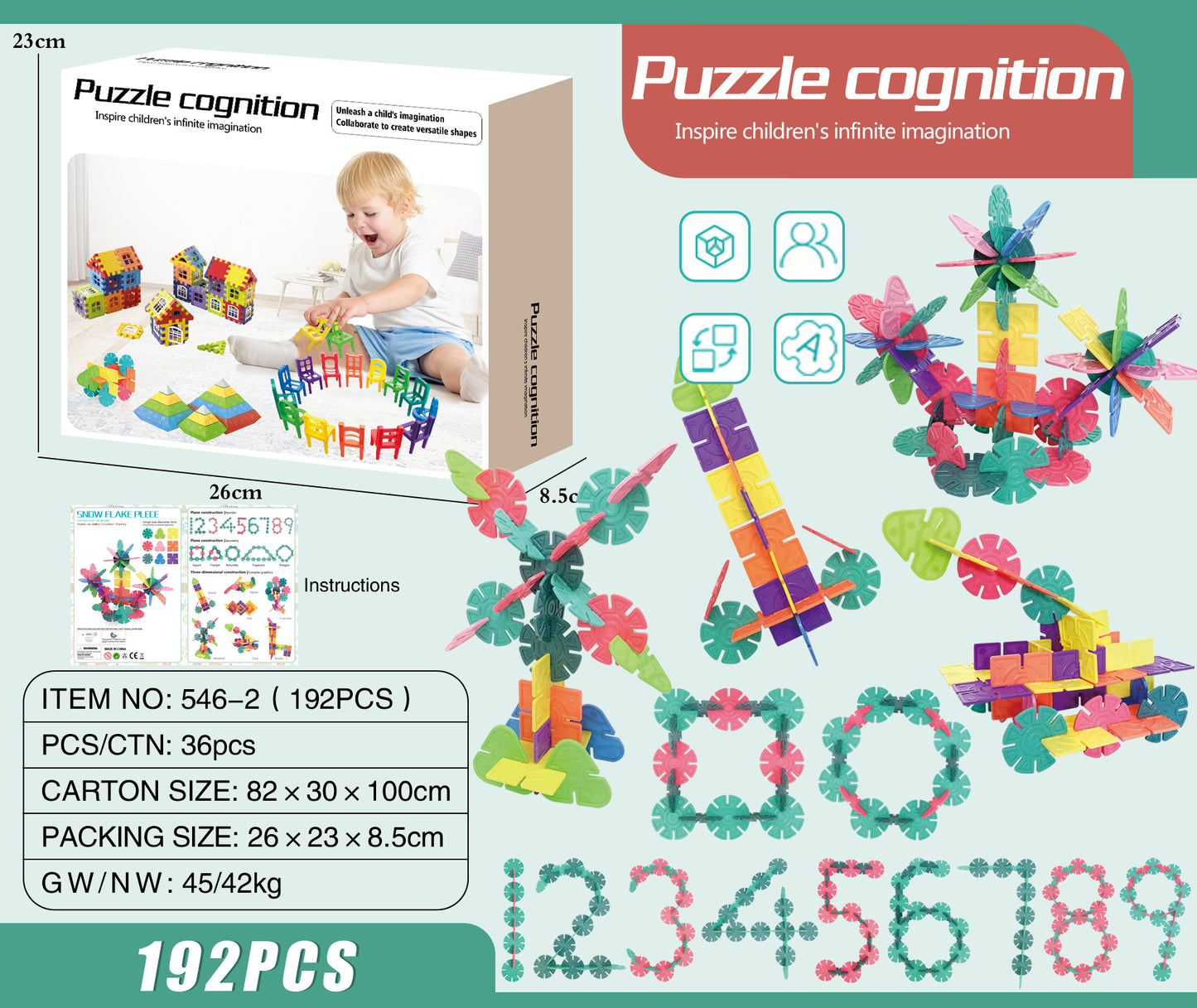 Inspire children's infinite imagination Puzzle Cognition