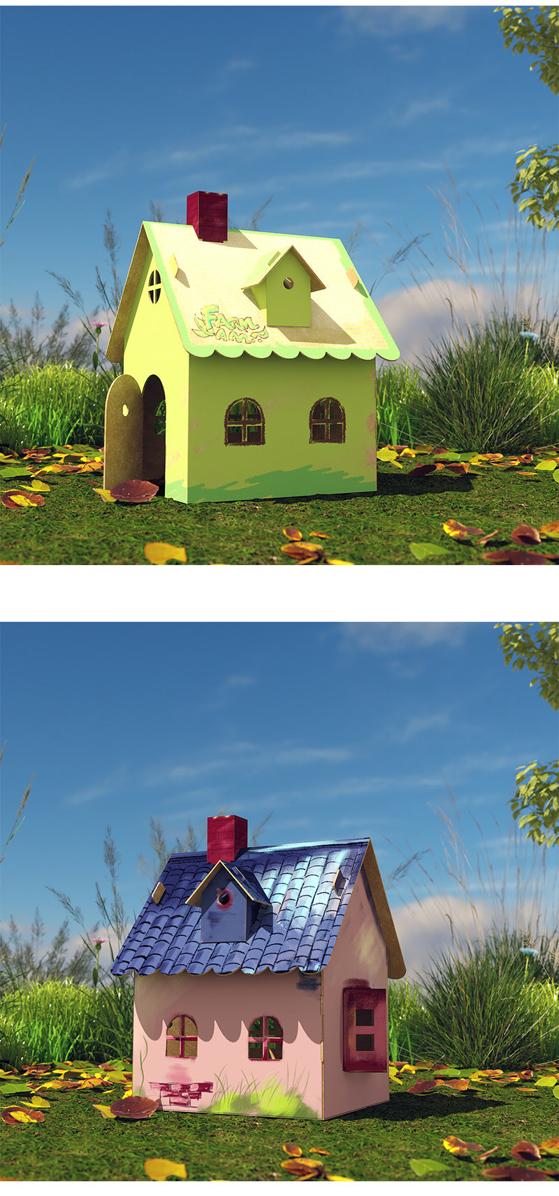 Carton Dinosaur Children's Handmade DIY Carton Car Kindergarten Children Wearable Deformation Toy Airplane Model
