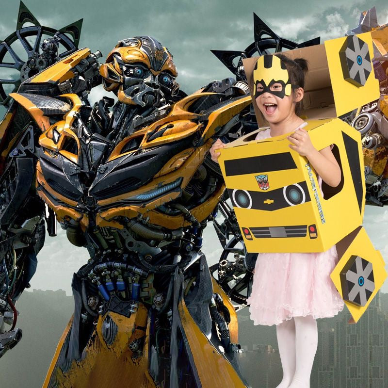 DIY Transforming Robot Costume for Kids