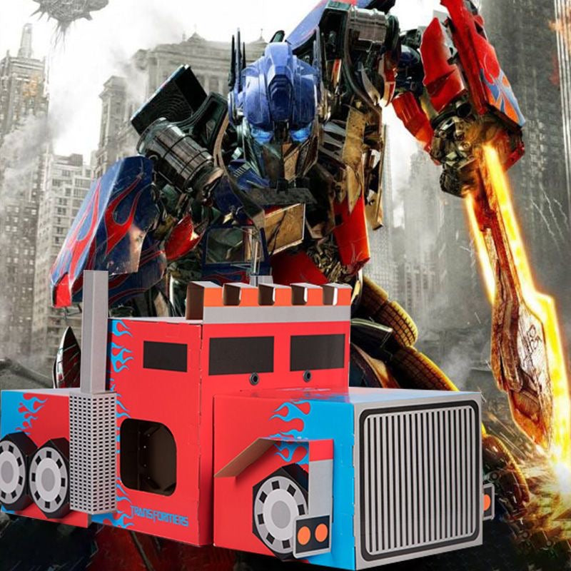DIY Transforming Robot Costume for Kids