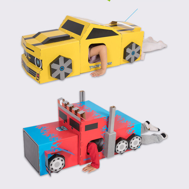 DIY Transforming Robot Costume for Kids