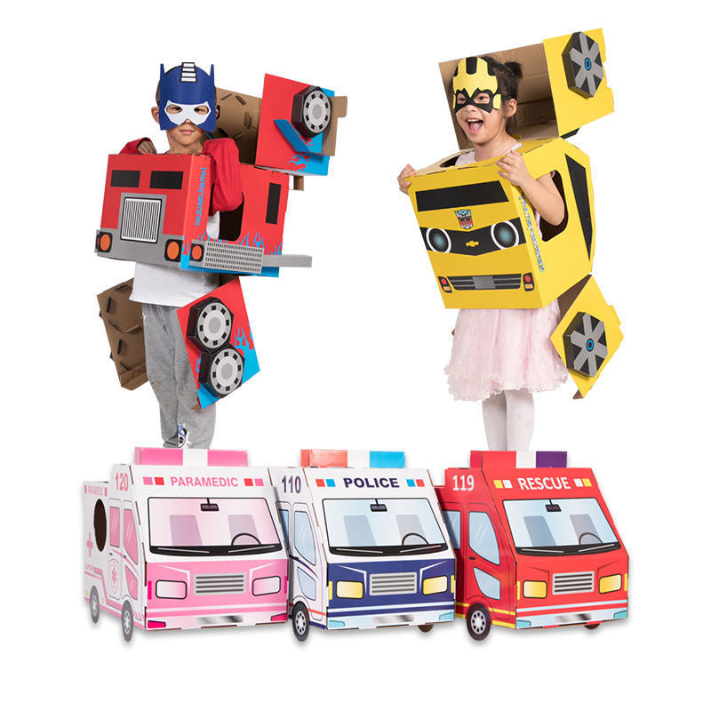 DIY Transforming Robot Costume for Kids