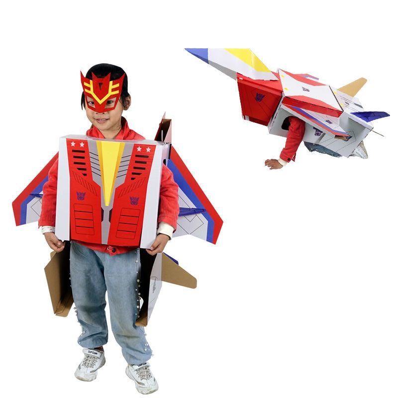 DIY Transforming Robot Costume for Kids