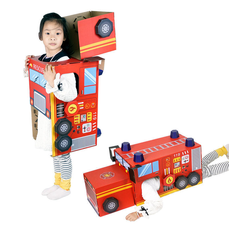 DIY Transforming Robot Costume for Kids