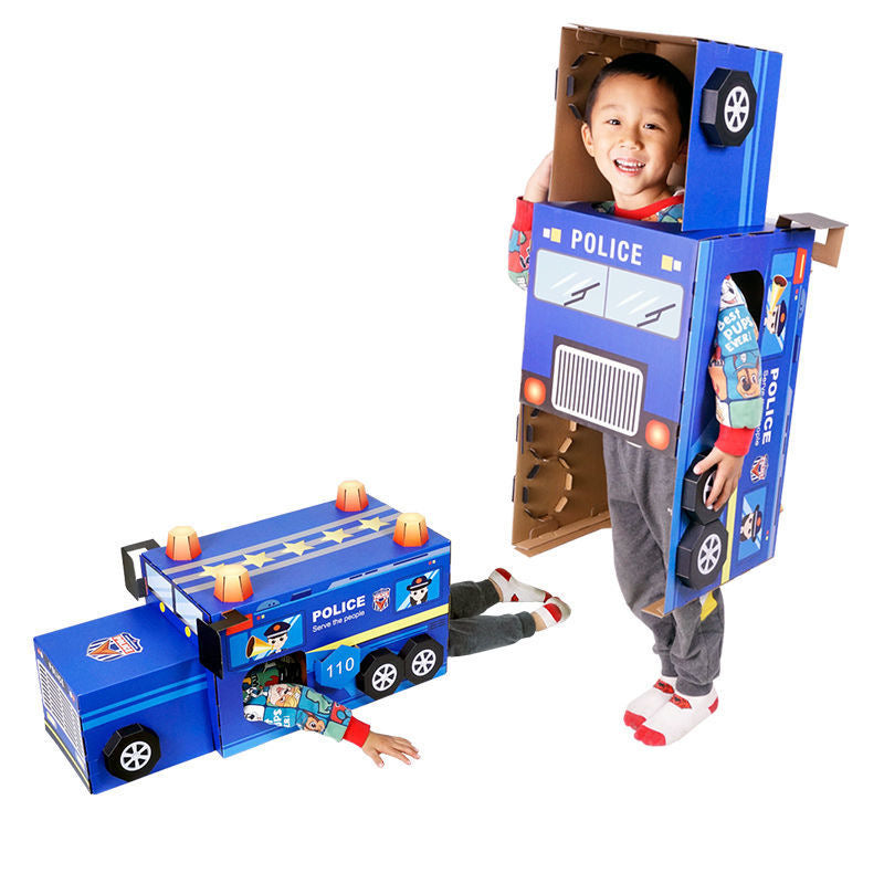 DIY Transforming Robot Costume for Kids