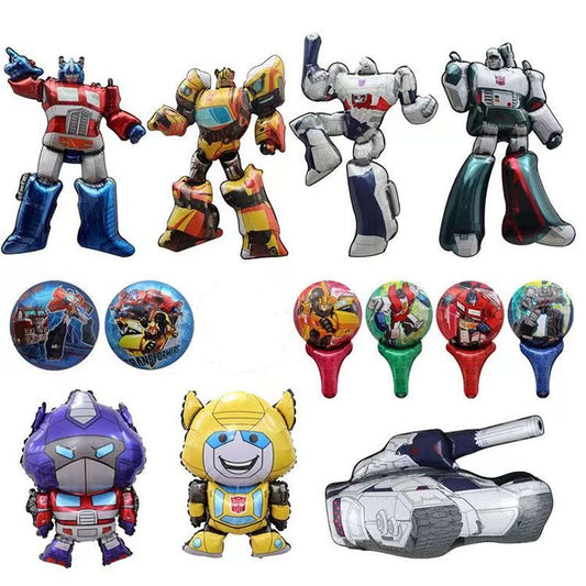 Giant Robot Foil Balloons | Sci-Fi Party Pack (Choose 3 or 10)