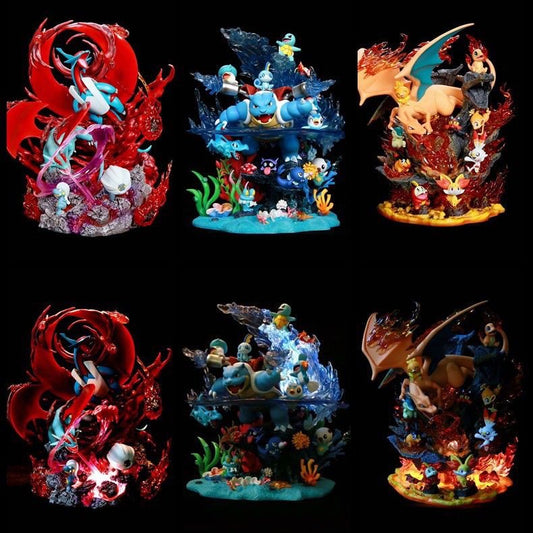 Pokemon Legacy GK Diorama | Custom Resin Monster Statue