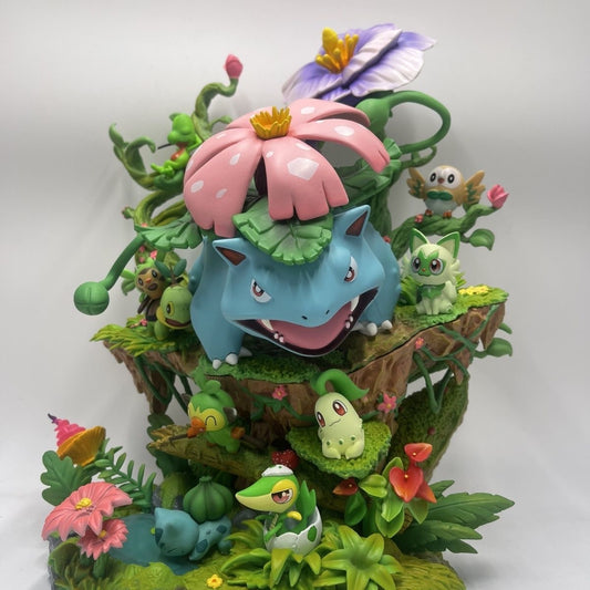Pokemon Grass Starter Legacy Diorama | Venusaur Forest Statue
