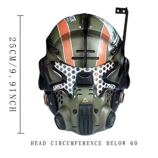 Titanfall 2 Pilot Helmet | Wearable Sci-Fi Cosplay Resin