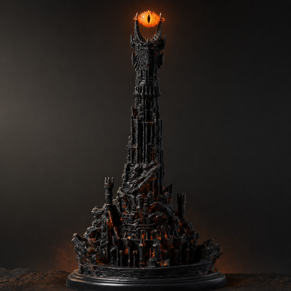 Eye of Sauron LED Dark Tower Statue | Lord of the Rings Diorama