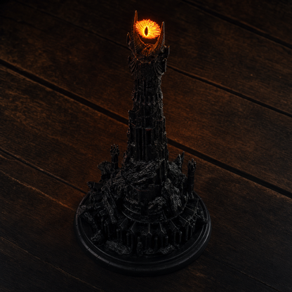 Eye of Sauron LED Dark Tower Statue | Lord of the Rings Diorama