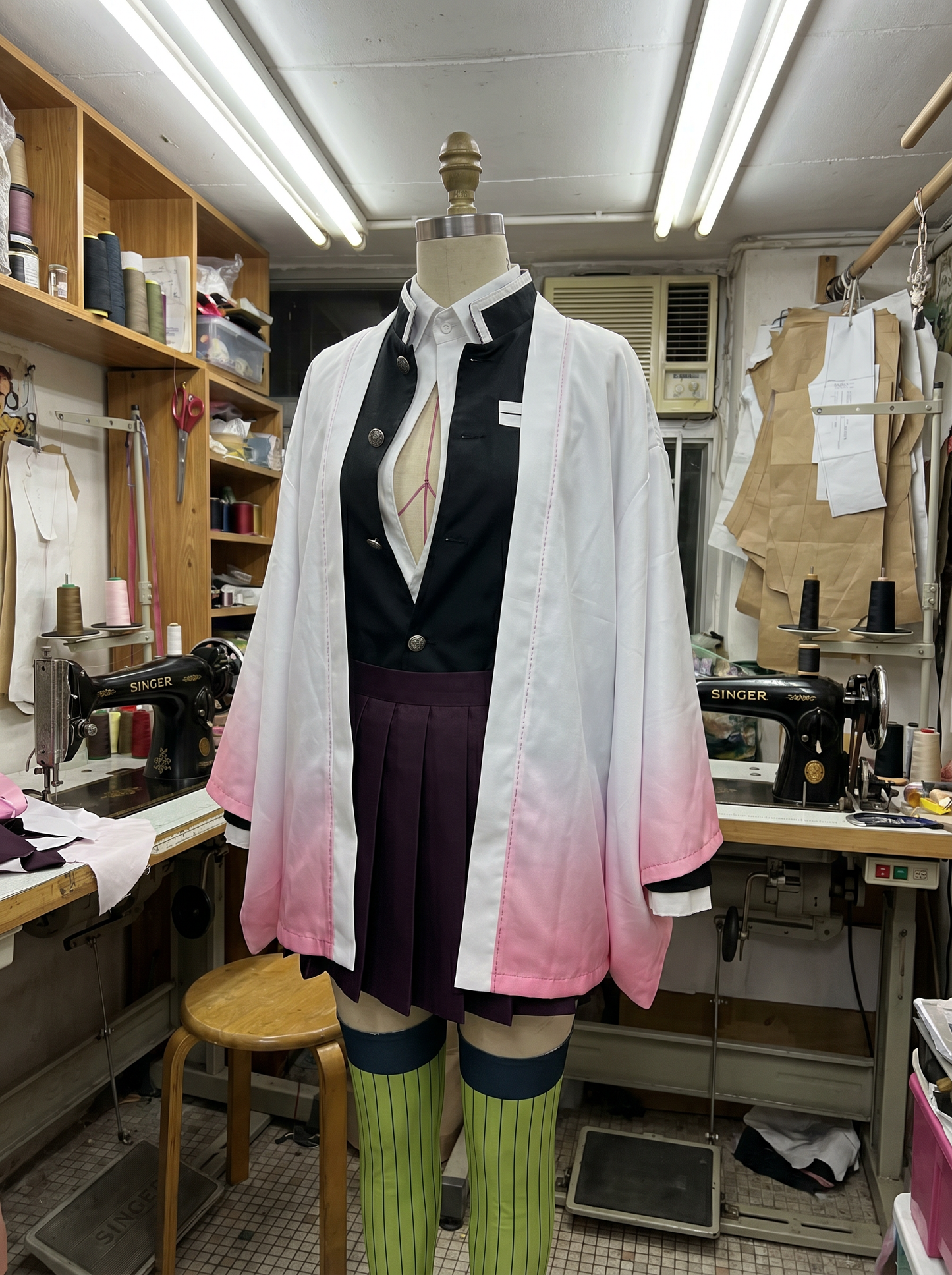 kanroji-mitsuri cosplay costume - demon-slayer