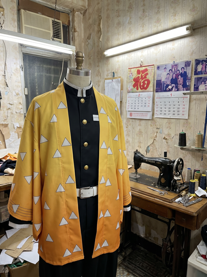 agatsuma-zenitsu cosplay costume - demon-slayer