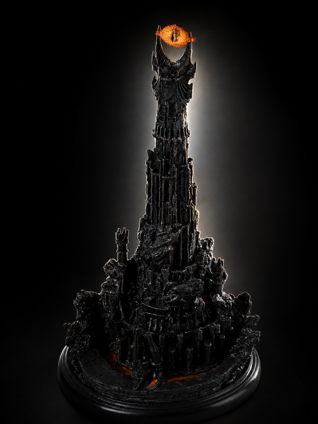 Eye of Sauron LED Dark Tower Statue | Lord of the Rings Diorama