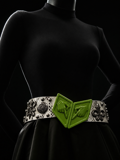 Gyro Zeppeli Brown Leather Belt | Steel Ball Run Cosplay Prop