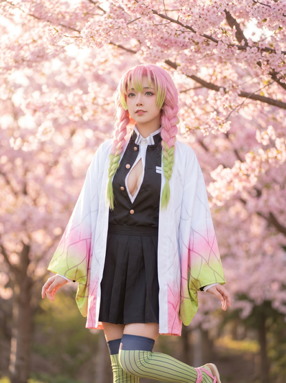 kanroji-mitsuri cosplay costume - demon-slayer