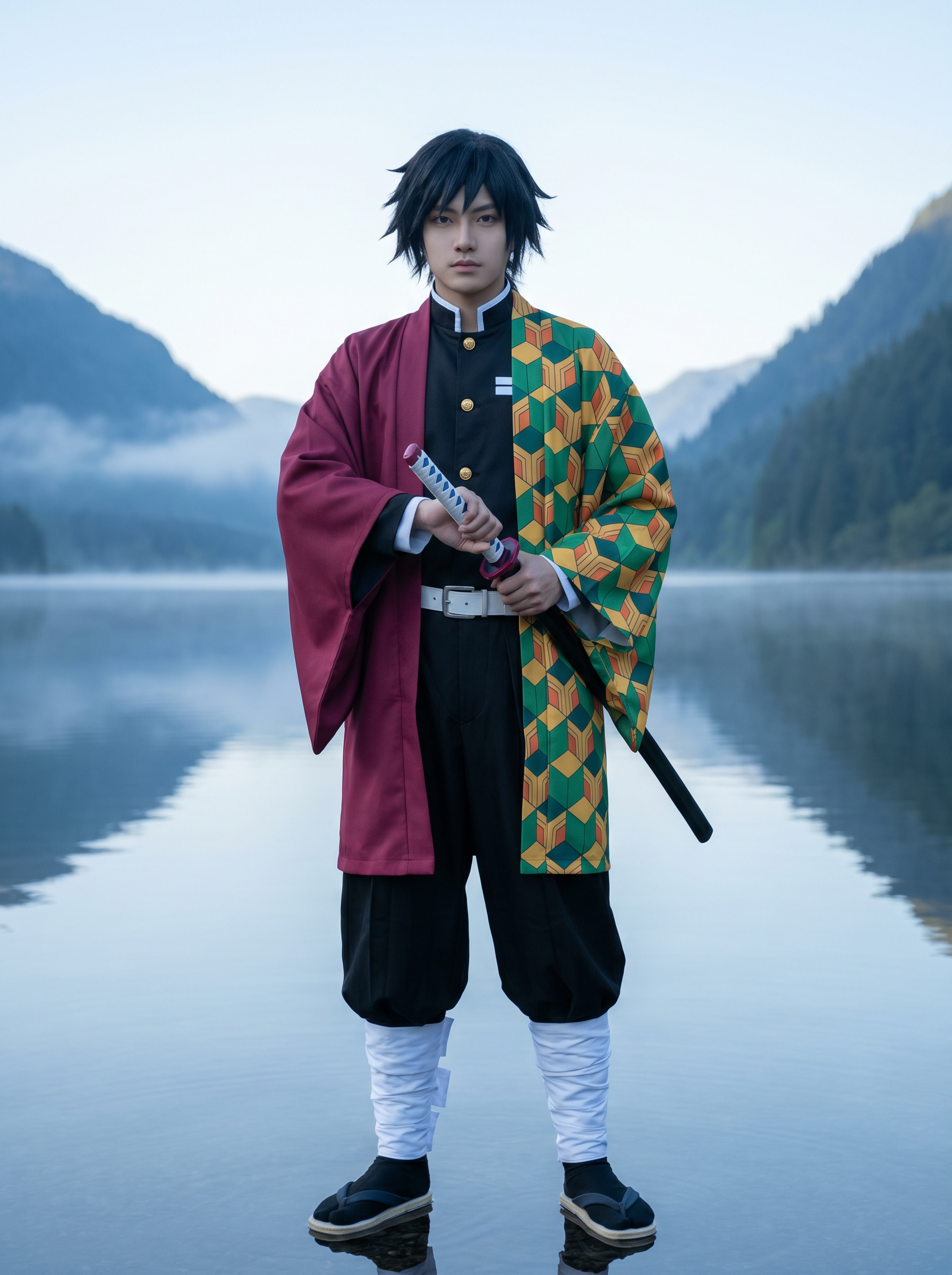 tomioka-giyuu cosplay costume - demon-slayer
