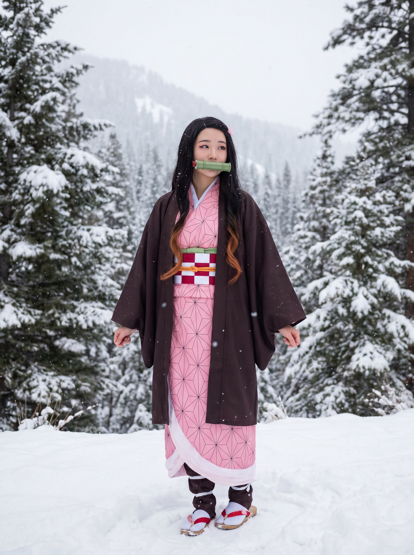 kamado-nezuko cosplay costume - demon-slayer