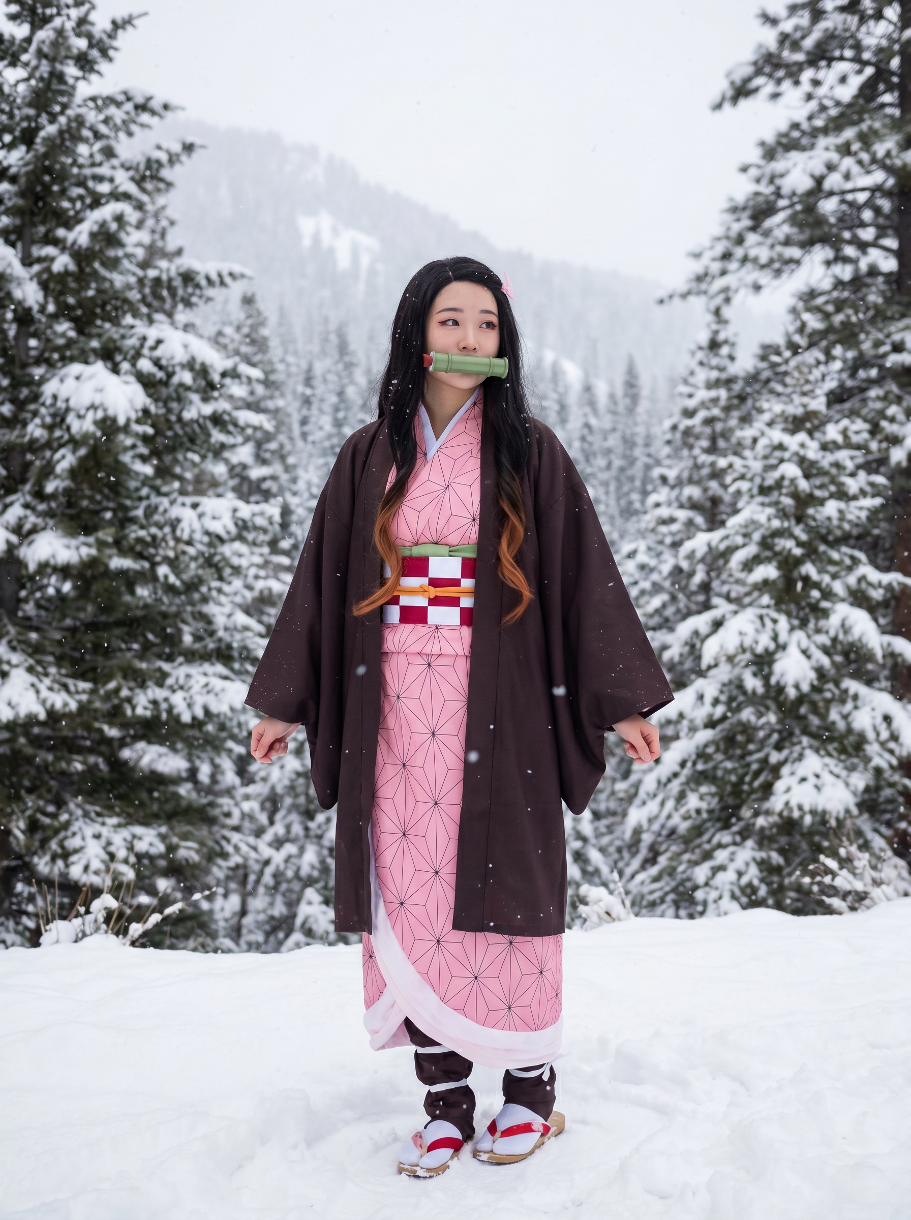 kamado-nezuko cosplay costume - demon-slayer