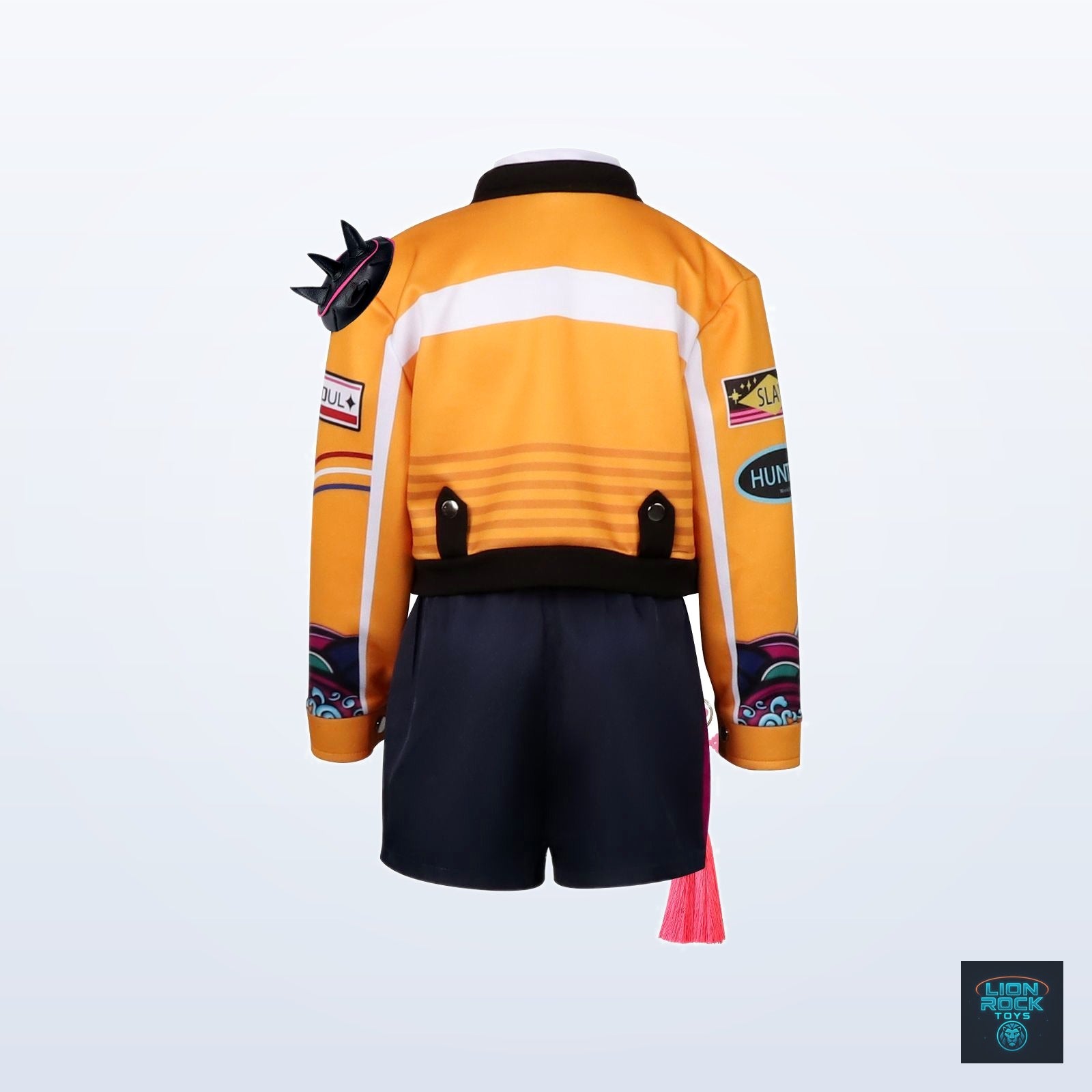 Rumi cosplay costume — back view