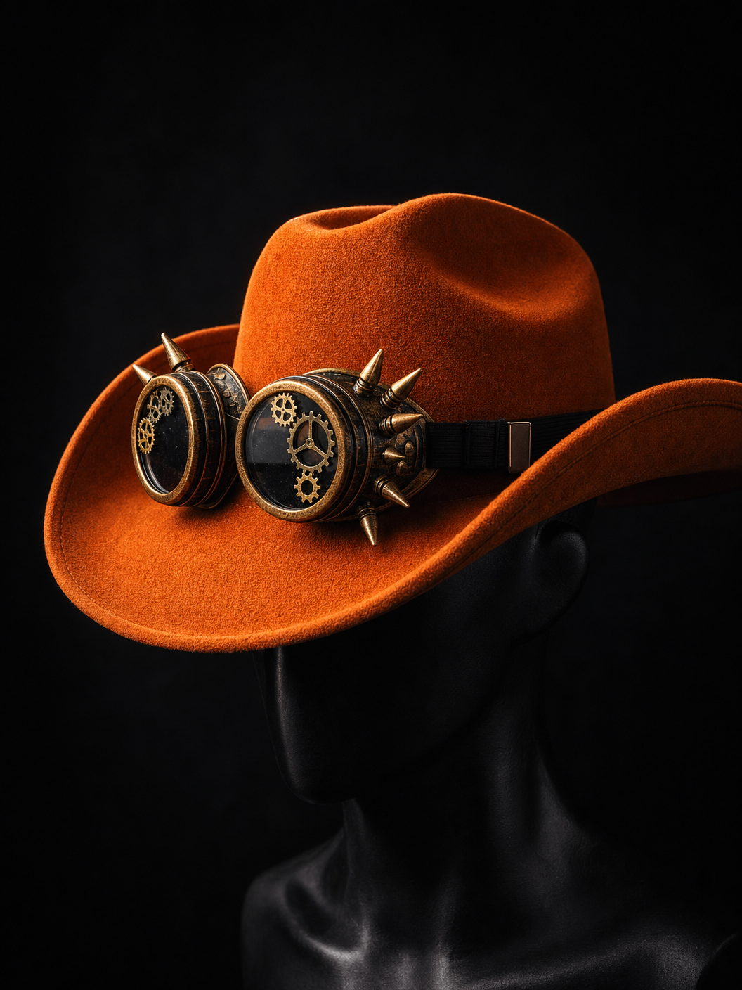 One Piece Fire Fist Ace Cowboy Hat with Goggles | Cosplay Prop