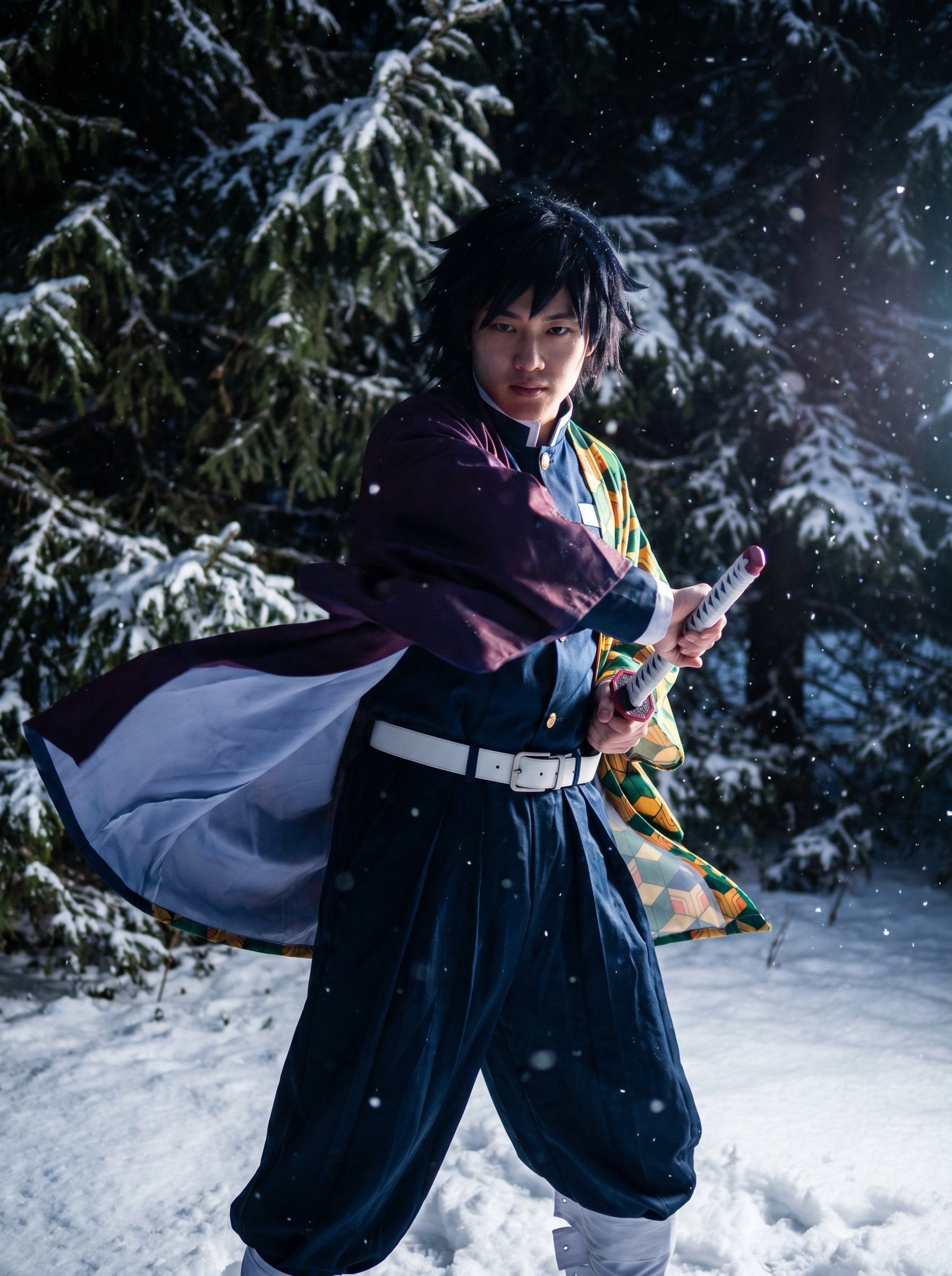 tomioka-giyuu cosplay costume - demon-slayer