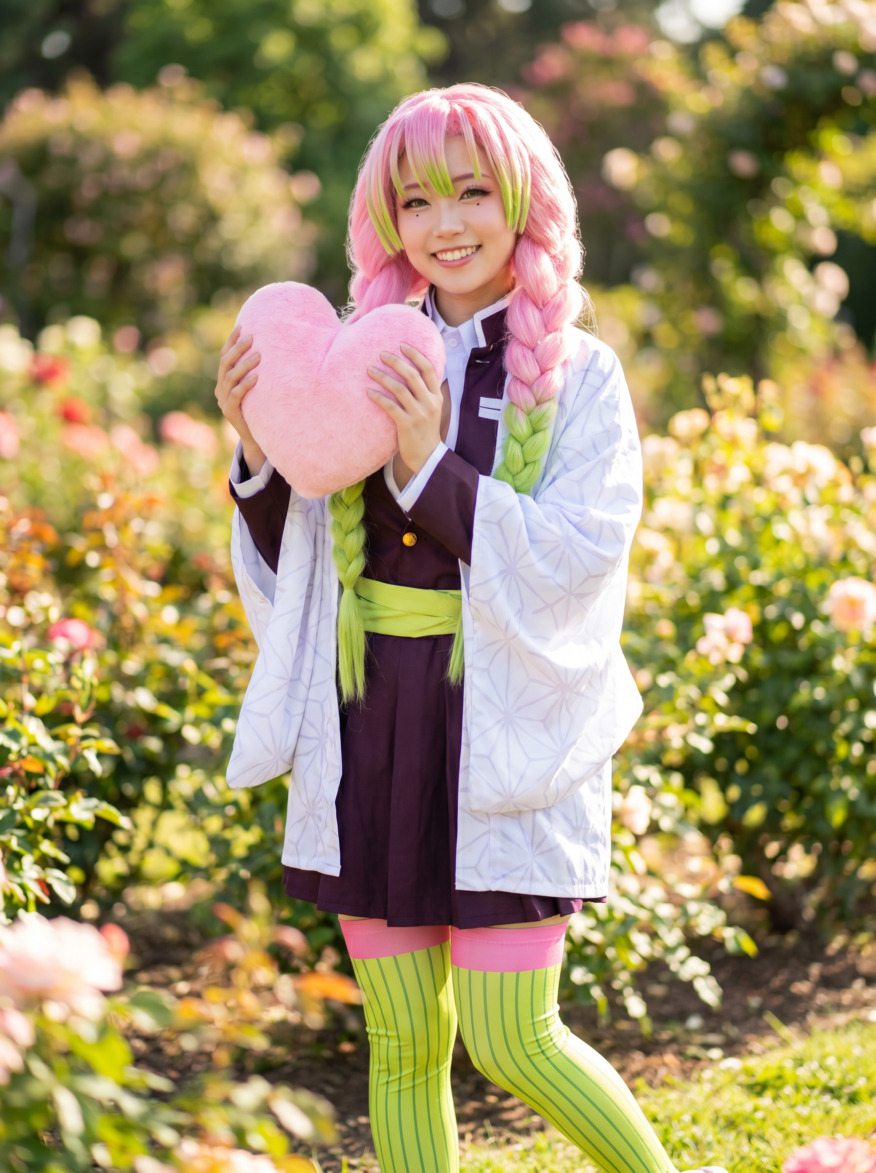 kanroji-mitsuri cosplay costume - demon-slayer