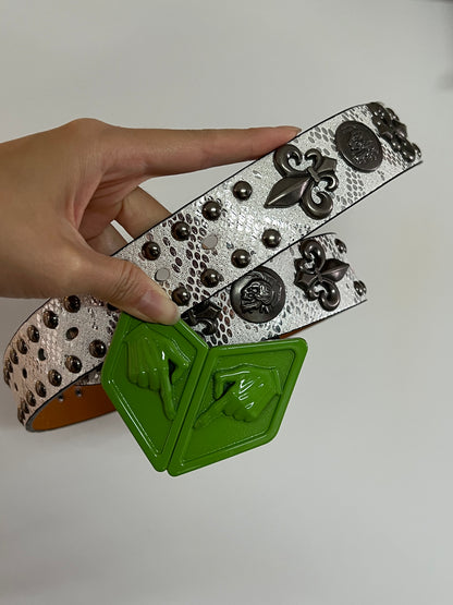 Gyro Zeppeli Brown Leather Belt | Steel Ball Run Cosplay Prop