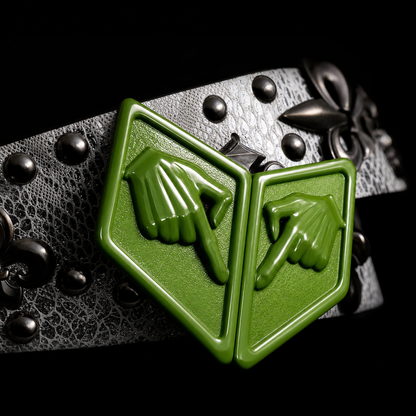 Gyro Zeppeli Brown Leather Belt | Steel Ball Run Cosplay Prop