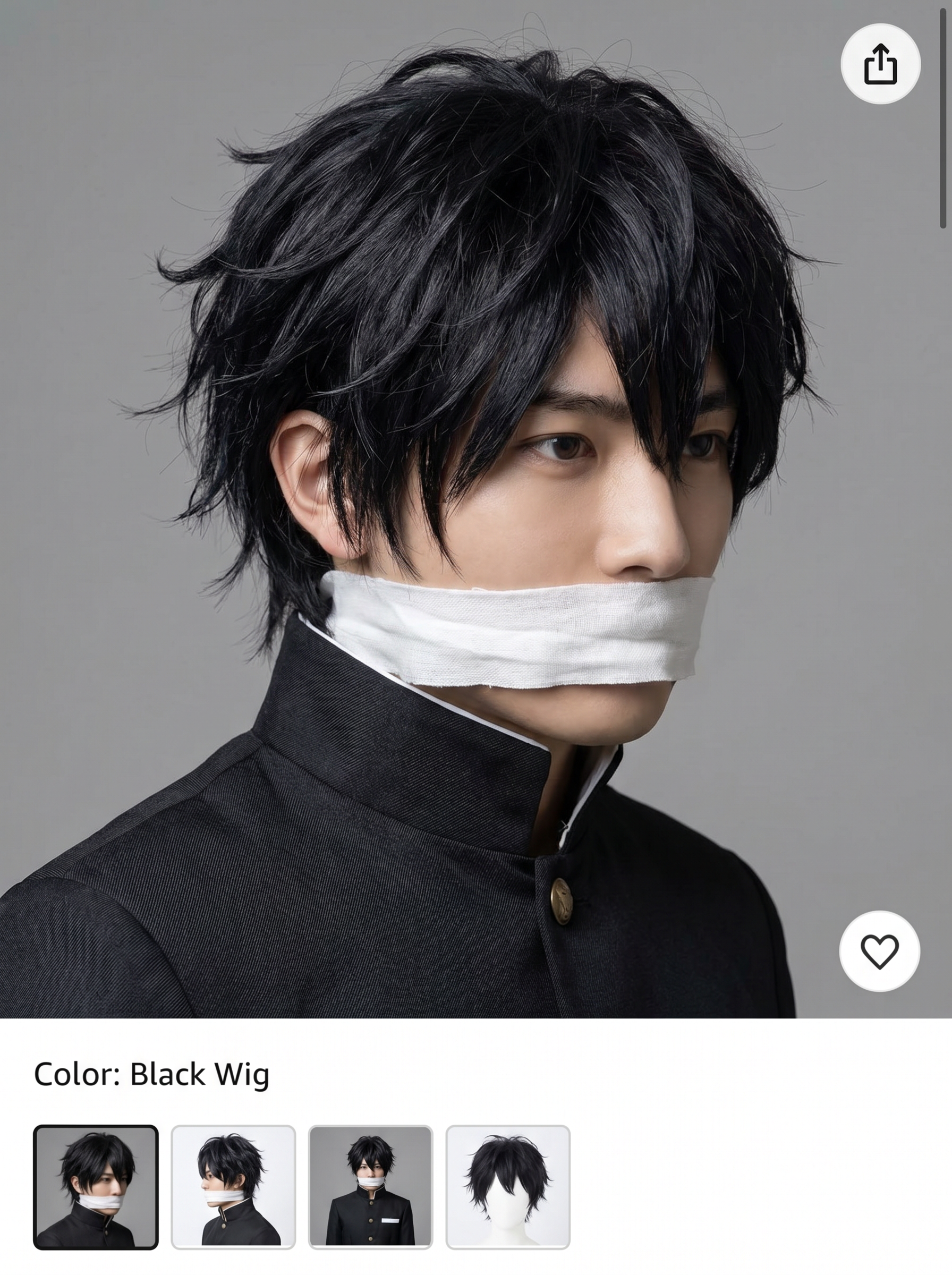 iguro-obanai cosplay costume - demon-slayer