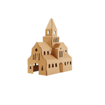 Cardboard Toy Children's Handicraft Creative Cardboard Box Small Car Tank Making Materials Kindergarten Homework Private Domain Group Buying