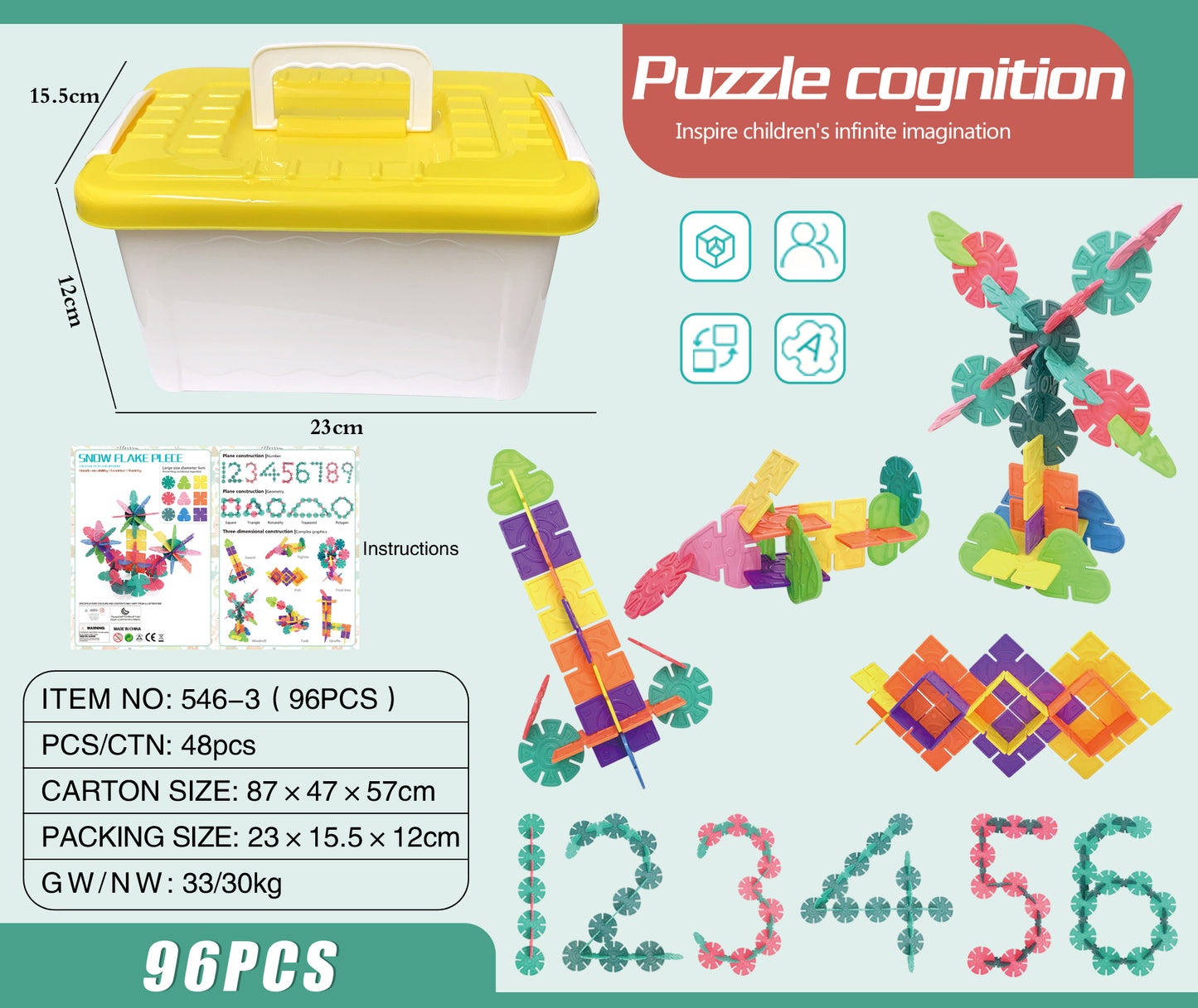 Inspire children's infinite imagination Puzzle Cognition