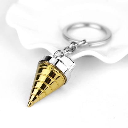 Gurren Lagann Core Drill Necklace / Keychain | Golden Spiral Prop