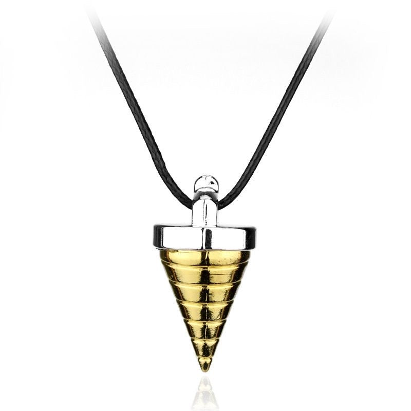 Gurren Lagann Core Drill Necklace / Keychain | Golden Spiral Prop