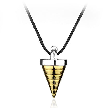 Gurren Lagann Core Drill Necklace / Keychain | Golden Spiral Prop