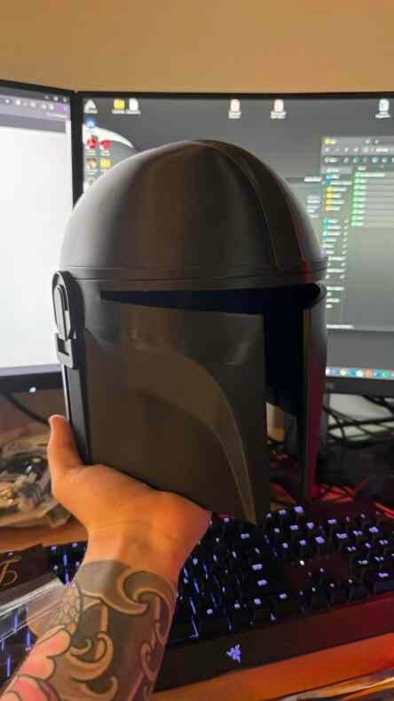 The Mandalorian Din Djarin Beskar Helmet | 1:1 Wearable Replica
