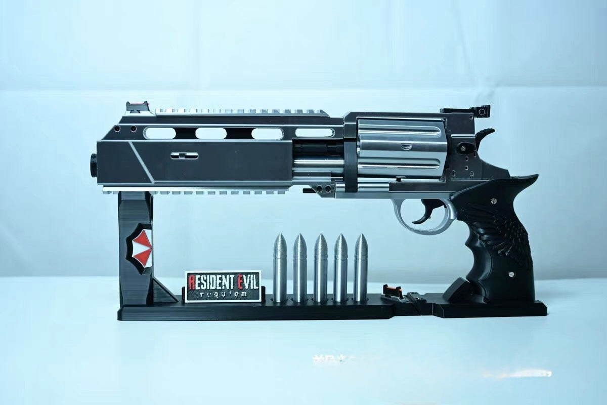1:1 High-Caliber Revolver Prop | Rotating Cylinder Cosplay Replica