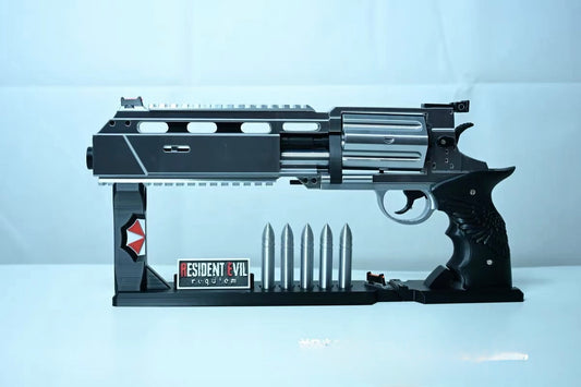 1:1 High-Caliber Revolver Prop | Rotating Cylinder Cosplay Replica