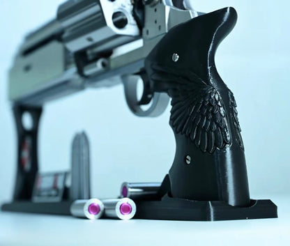 1:1 High-Caliber Revolver Prop | Rotating Cylinder Cosplay Replica