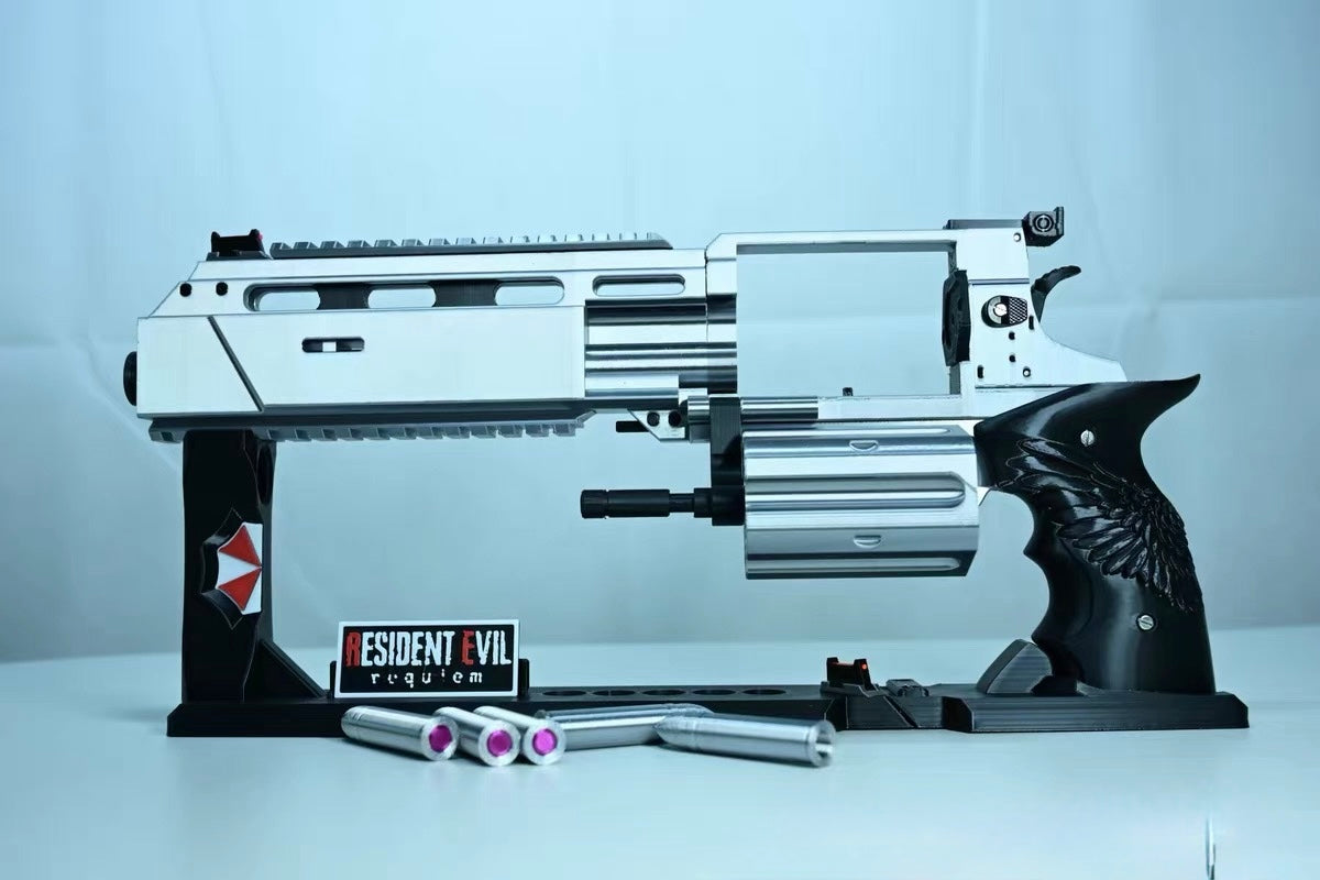 1:1 High-Caliber Revolver Prop | Rotating Cylinder Cosplay Replica