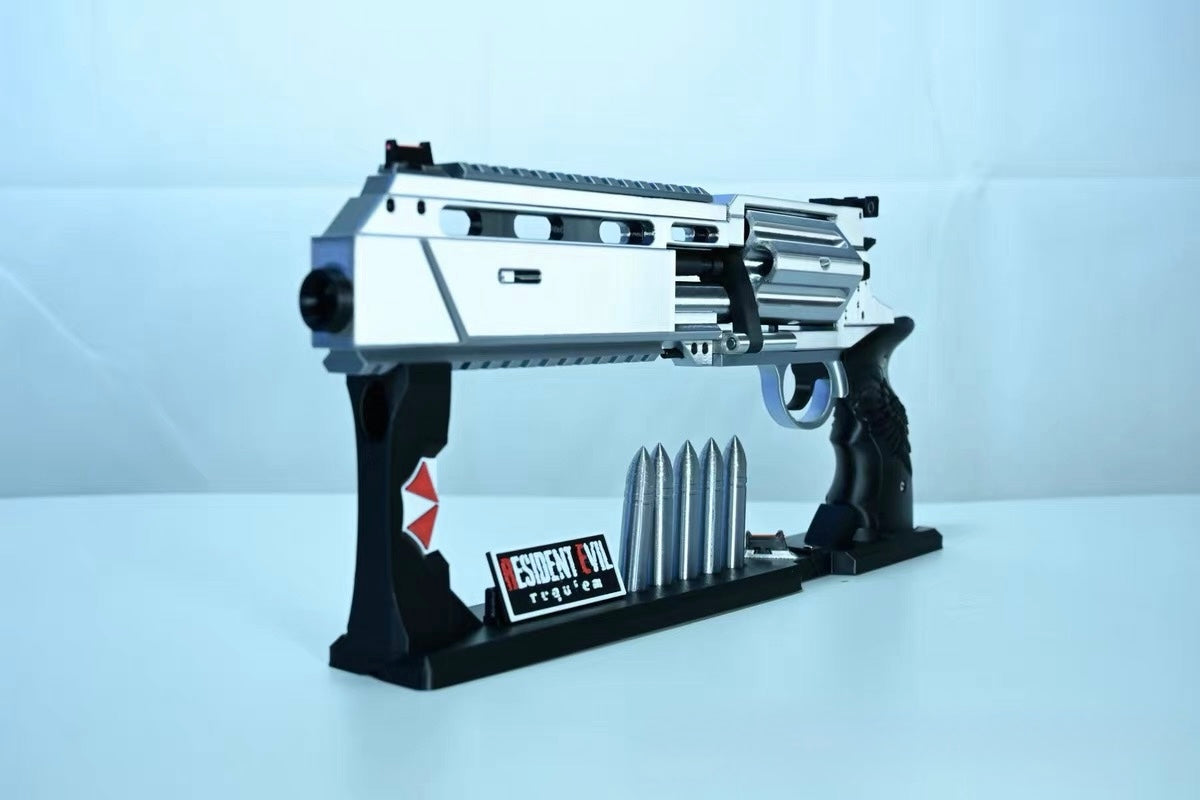 1:1 High-Caliber Revolver Prop | Rotating Cylinder Cosplay Replica