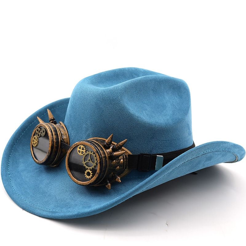 One Piece Fire Fist Ace Cowboy Hat with Goggles | Cosplay Prop