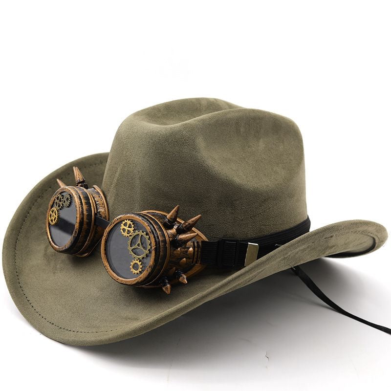 One Piece Fire Fist Ace Cowboy Hat with Goggles | Cosplay Prop