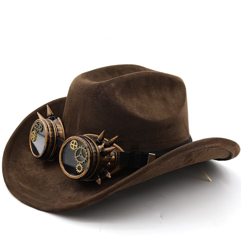 One Piece Fire Fist Ace Cowboy Hat with Goggles | Cosplay Prop