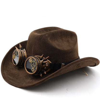 One Piece Fire Fist Ace Cowboy Hat with Goggles | Cosplay Prop