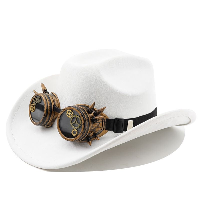 One Piece Fire Fist Ace Cowboy Hat with Goggles | Cosplay Prop