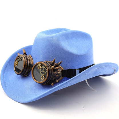 One Piece Fire Fist Ace Cowboy Hat with Goggles | Cosplay Prop