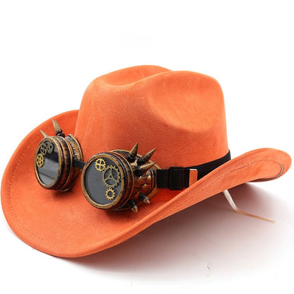 One Piece Fire Fist Ace Cowboy Hat with Goggles | Cosplay Prop