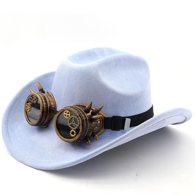 One Piece Fire Fist Ace Cowboy Hat with Goggles | Cosplay Prop