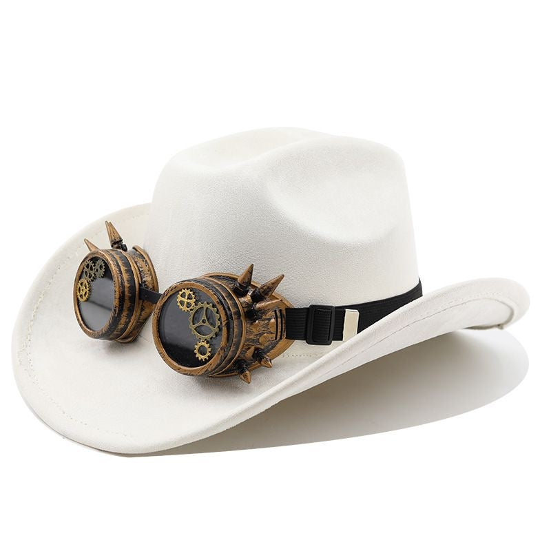 One Piece Fire Fist Ace Cowboy Hat with Goggles | Cosplay Prop